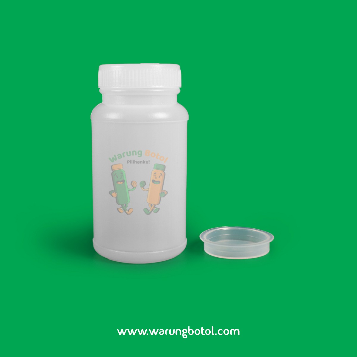 distributor toko jual botol plastik untuk obat kimia tablet kapsul herbal 100ml putih murah terdekat bandung jakarta bogor bekasi